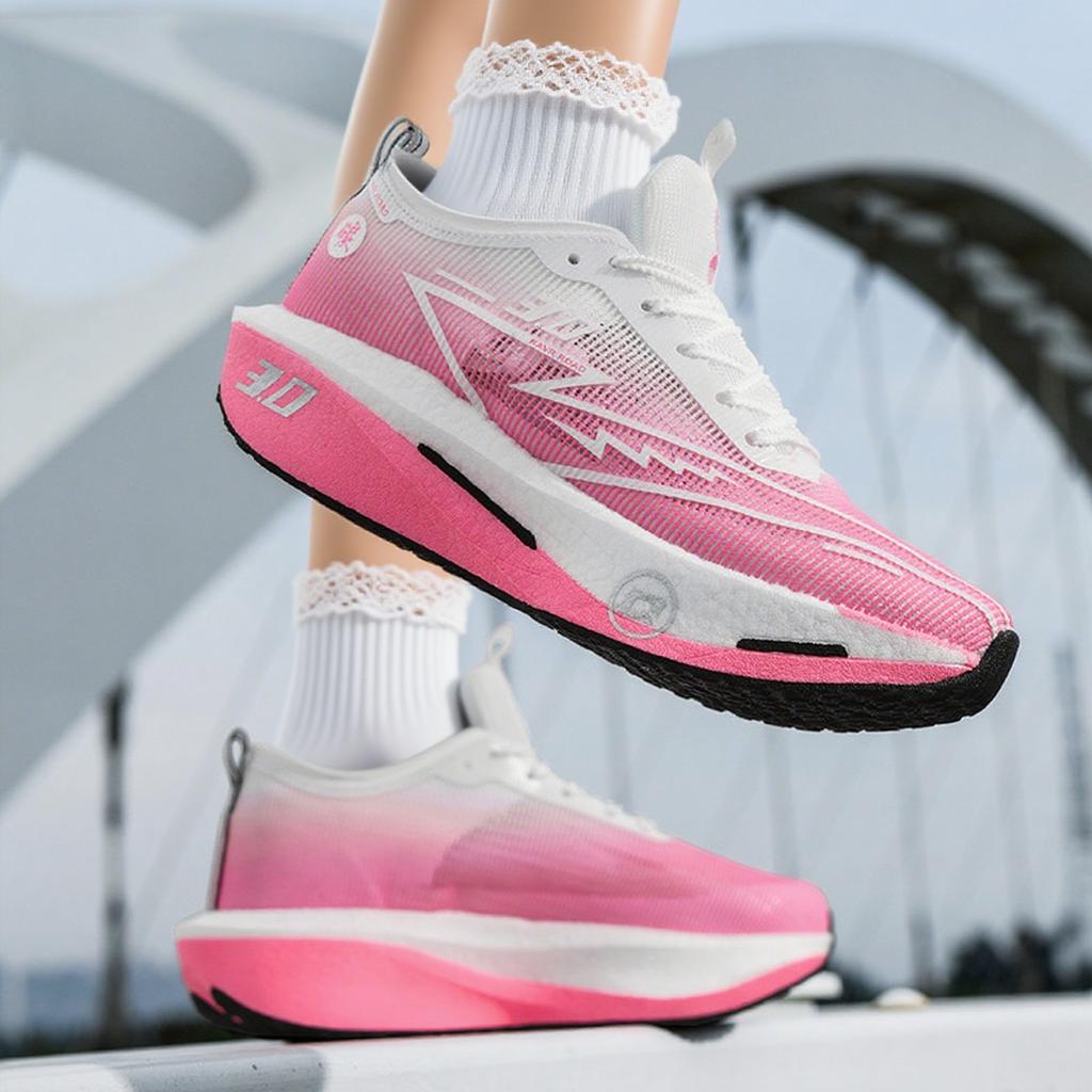 Men Women Sports Sneakers Fashio Women's Shoes Outdoor Carbon Plate Road Running Pink Fitness Jogging Tennis Indoor Soft Sole
