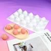 Durable 15 Cavity Almond Peach Chocolate Mold Peach Lemon Silicone Dessert Mold Easy Release White Baking Molds Kitchen Bakeware