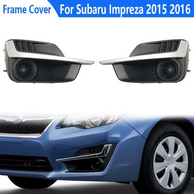 Car Front Fog Lamp Front Bumper For Subaru Impreza 2015 2016 Fog Lamp Frame Cover Fog Lamp Trimming Bezel Cover Car Accessories