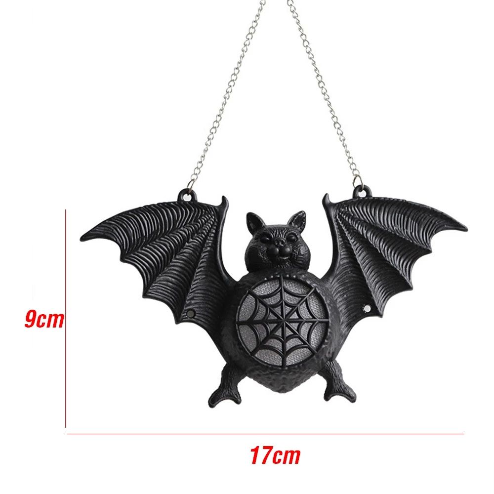 Decoration Atmosphere Prop Colorful Lamp Halloween Festival Bat LED Light Hanging Decoration