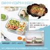 Glass Lunch 960ml 3 Airtight Storage Container Microwave and Oven Safe Perfect for Prepared Green Lid JXN-Yun Heat-Resistant Box, Capacity,