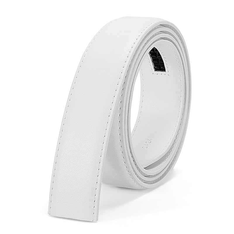 

[JASGOOD] belt men s [Comfort for replacement Obi only] Auto-lock type Width 3.5cm 130cm large size cowhide Durable size adjustable business For