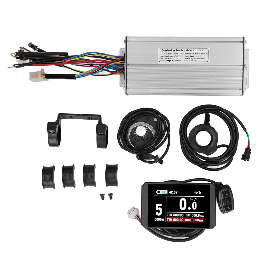 Sinuswellen-Motorcontroller LCD8H Panel Daumengas-Kit für 48V 1000W 1500W Motor Elektrofahrrad Roller