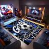 1PC Custom Name "Goal! Soccer Victory" Theme Floor Mat Ideal for Living Room, Game Rooms, Office, Bedroom,Floor Mat Playful Design