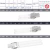 G23/2G7 Lamp 253.7nm 254nm Water Air Purification 9W H Shape Tube, G23/2G7 Lamp