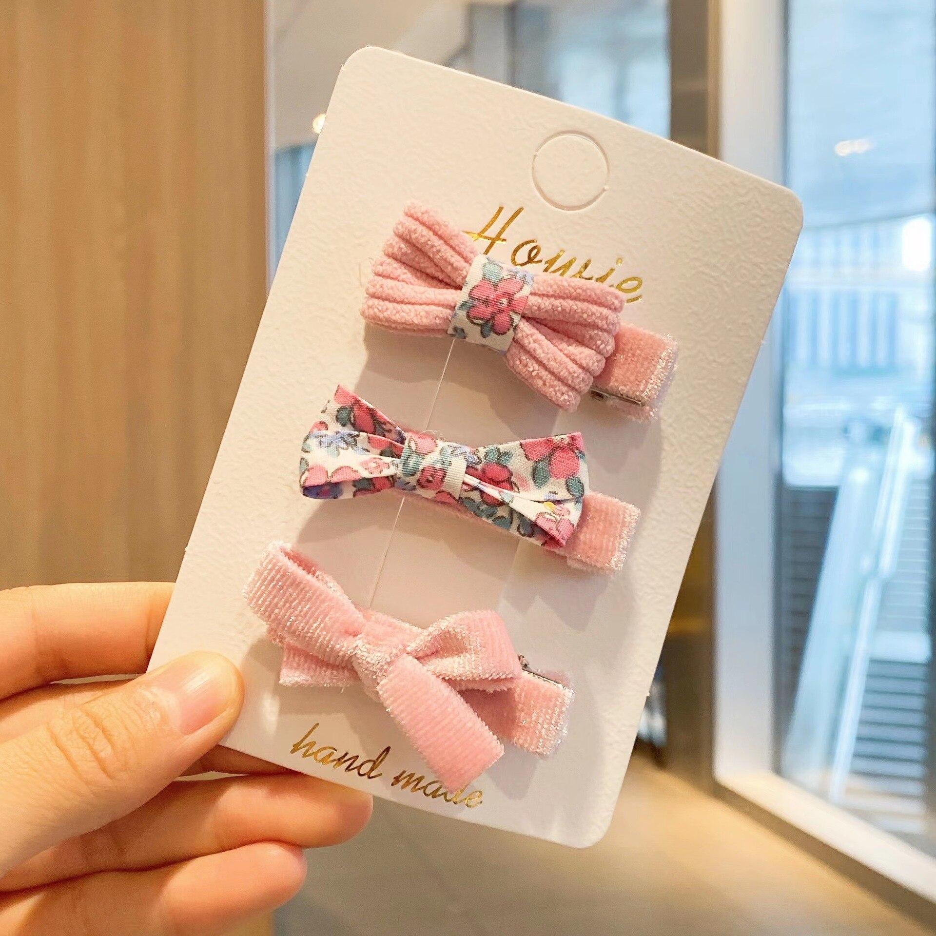 

3 шт., детская заколка для волос с бантом ярких цветов, градиентные лоскутные заколки для волос для маленьких девочек, детские головные уборы, аксессуары для волос для девочек