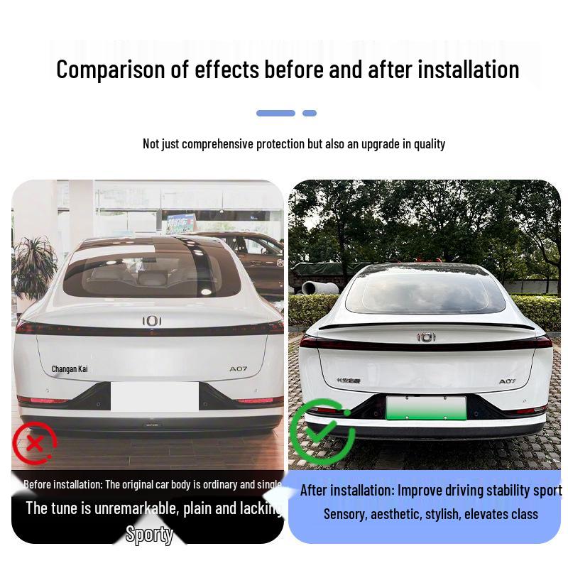 Changan Qiyuan A07 Rear Spoiler: High-End Sports Exterior Upgrade, No Drilling Needed