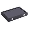 Elegant Velvet Lined Pin Display Box Sturdy Tabletop Medal Display Shadow Box Functioanl Large Velvet Pin Organizers