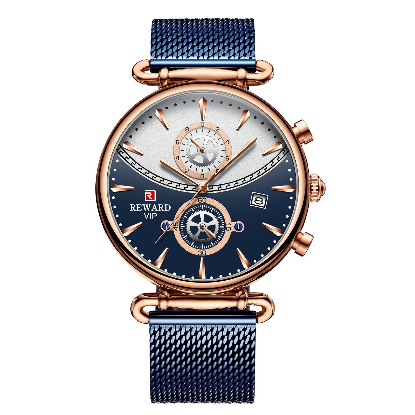 

Новые часы для пар Reward, модные трендовые часы для пары, студенческие водонепроницаемые кварцевые часы, часы для пар