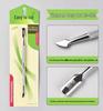Easy Cut Stainless Steel Cuticle Pusher - Thin Model Nail Polish Remover Set