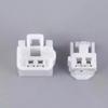 1 Set 2 Pin Electric Ventilation Seat Connector Motor Anti-Theft Device Window White Male Female Plug DJ7026A-2.2-11/21
