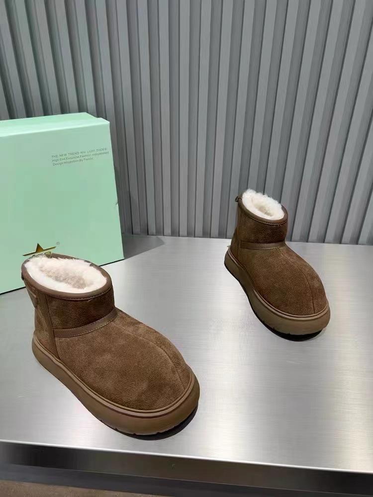 

Женские зимние сапоги, флисовые утепленные хлопковые туфли, зима 2025, новая термообувь, зимние хлопковые женские сапоги, обувь-хлебцы 40