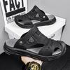Leder Herrenschuhe Sommer Neu Große Größe Herren Sandalen Herren Sandalen Mode Sandalen Hausschuhe Große Größe 38-47