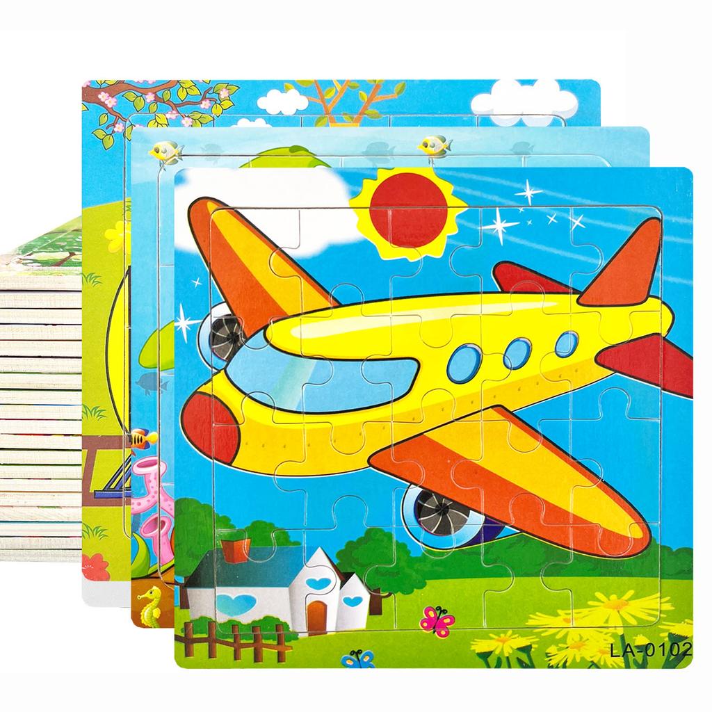1 Stück 14,7 cm/5,79 Zoll Holzpuzzle Transportfahrzeug Meerestier Stil Puzzles Spiel Kinder Lernspielzeug für Kinder