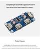 Raspberry Pi 4/Zero USB 2.0 4-Port Erweiterungsplatine mit Pin-Header-Design