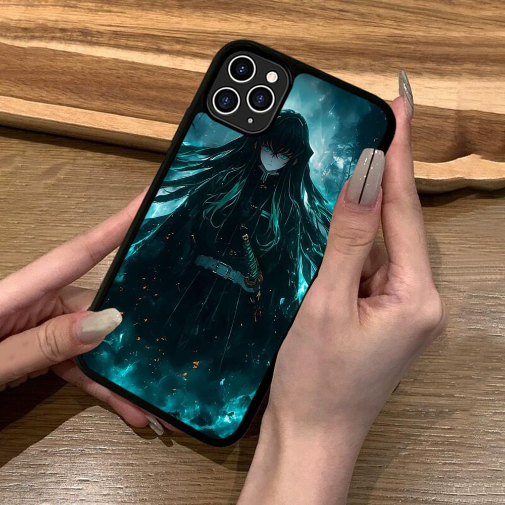 

M-Muichiro Cartoon T-Tokito Phone Case Silicone PC+TPU For For IPhone 11 12 13 14 15 16 Plus Pro Max Cover iPhone 12Pro Max