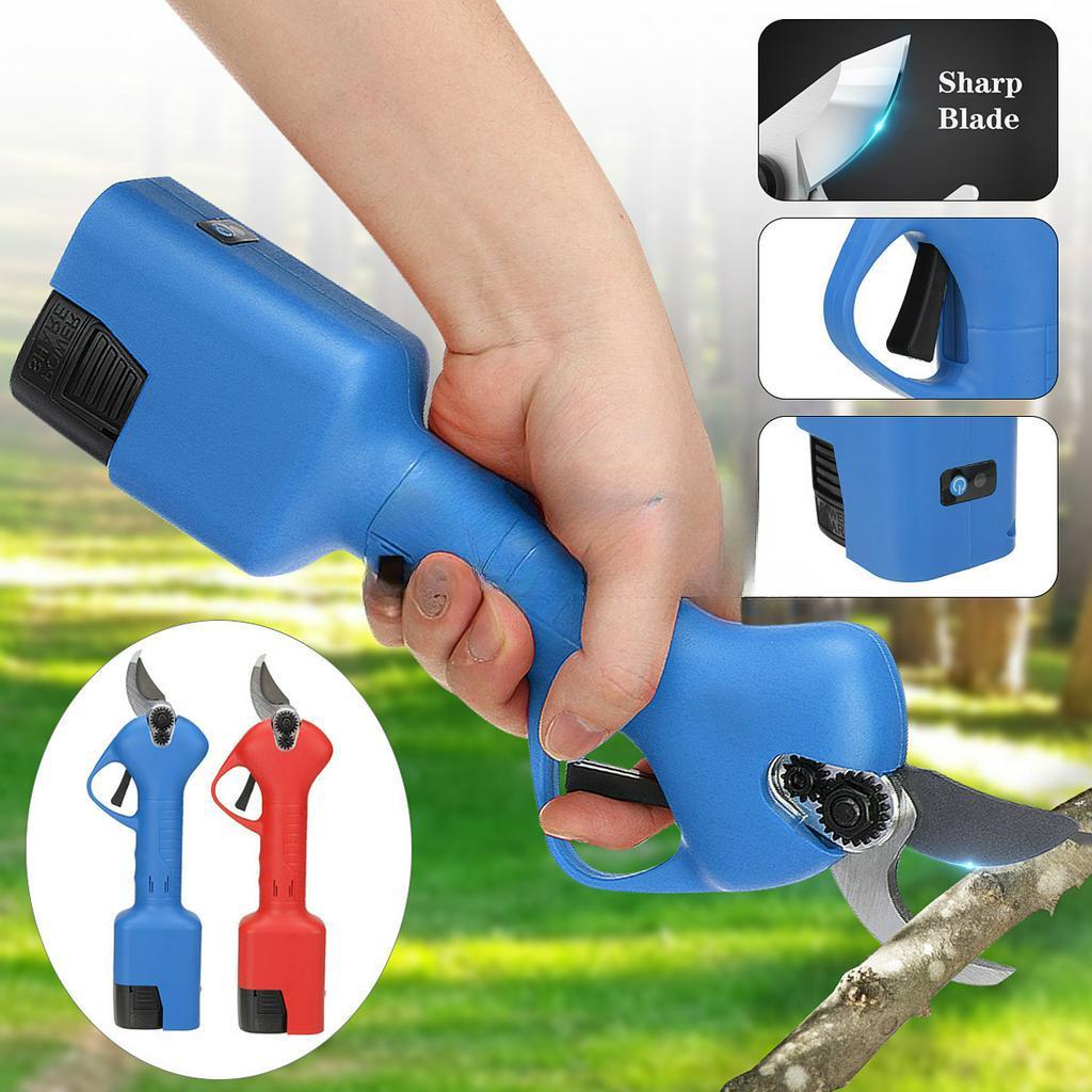 Cordless Pruner Electric Pruning Shear 16.8V Efficient Fruit Garden Fruit Tree Bonsai Cutter One-hand Power Garden Cutting Tool NEW