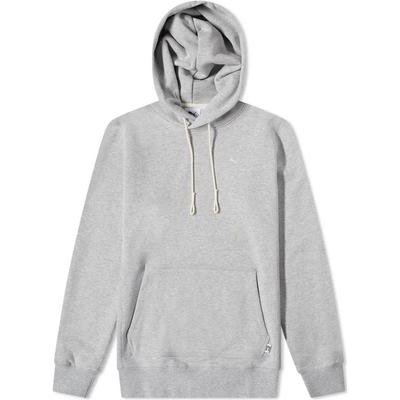 Puma Solid Color Pullover Hoodie With Embroidered Logo Men Hoodies Gray 533464-04