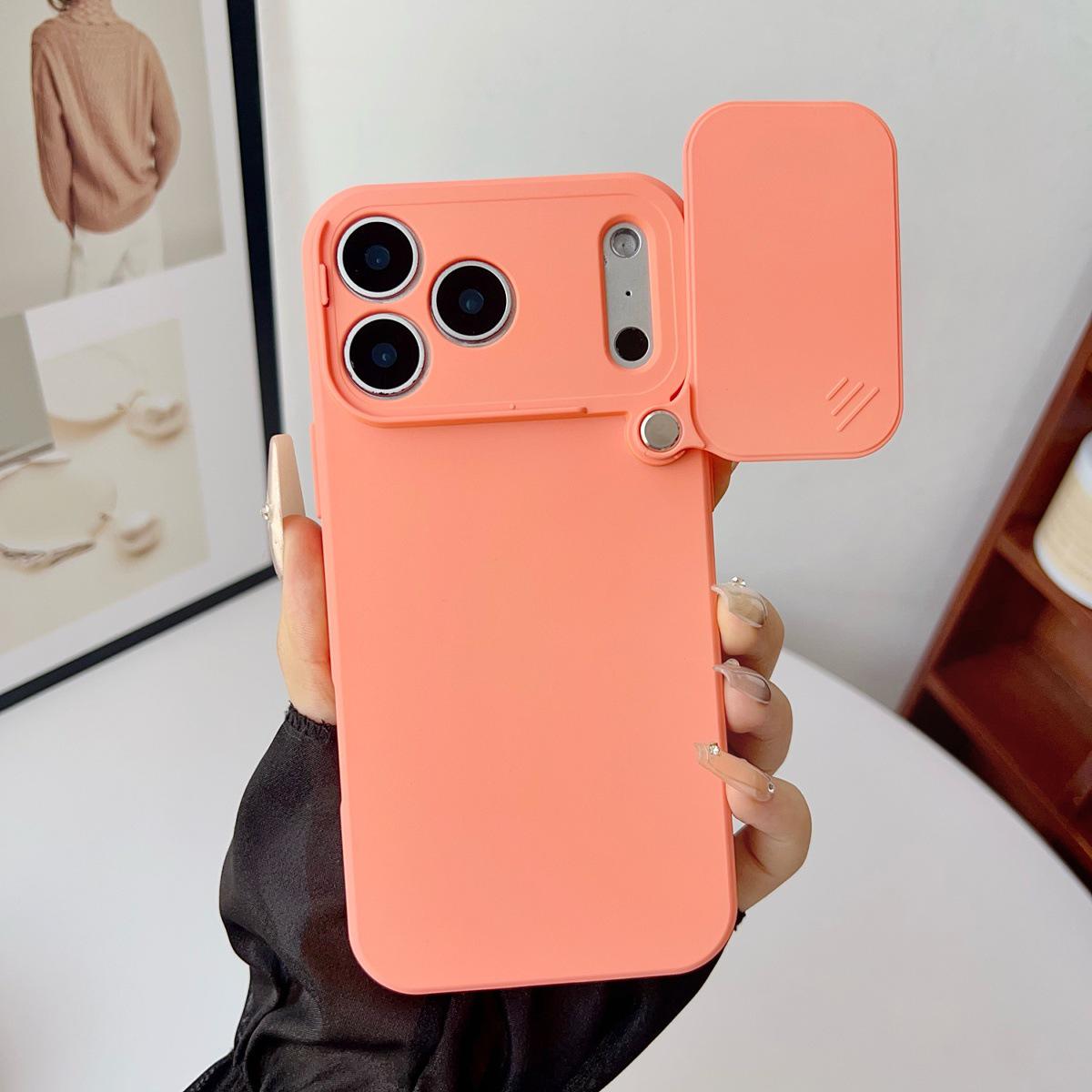 

Совместим с iPhone 17 Pro Max: Вращающийся защитный чехол с выдвижным окном, мягкий дизайн с полной защитой. Air