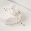 Imitation Pearl Splicing Necklace 18k Stainless Steel Square Bone Collar Sweater Chain Necklace