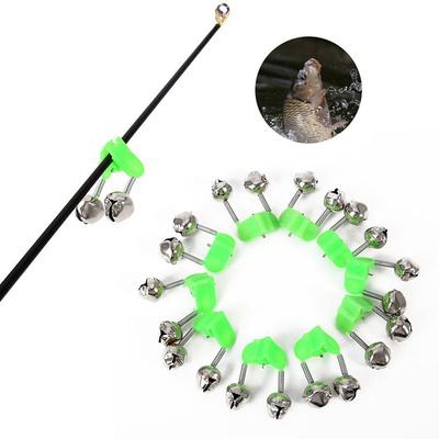 30 stuks hengelalarm dubbele waarschuwingsklokken ringen visaccessoires