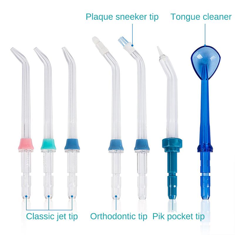 1000ml Electric Oral Irrigator Dental Powder Oral Cleaning Agent Oral Care Dental Powder SPA Ultraviolet Disinfection 7 Nozzles
