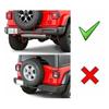 2 Pcs Car Tail Light Wrangler JL 2018-2021 Car Rear Bumper LED Rear Fog