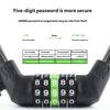 5 Digit Combination Bike Lock Heavy Type Anti Thefts Protecting Bicycles Lock Cable for Mountain Bicycles Security