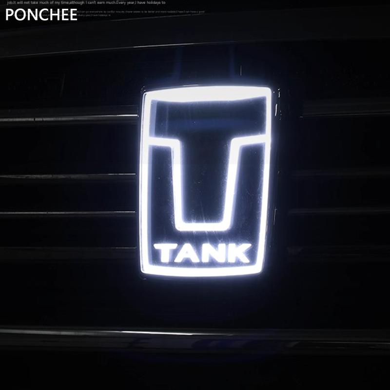 For Tank 500 2022-2026 Personalized Illuminated Car Logo LED Lights Illuminated Mesh Logo Automobile Modification Supplies