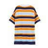 European and American Style, New Women's Clothing, Foreign Style Striped Knitted POLO Shirt Dress 5536052