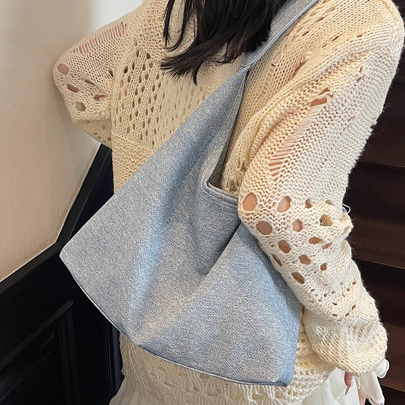 Bags Fashion Large Capacity Women's Underarm Bags 2025 New Casual Simple Tote Bags Commuter Shoulder Bags