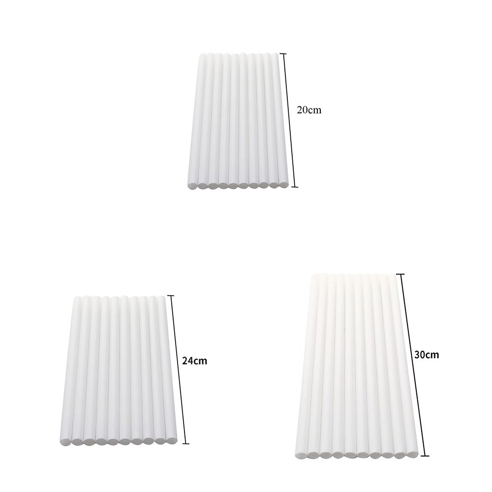 10Pcs 20cm/24cm/30cm Cake Support Rods Reusable Round Dowels Straws Baking Accessories