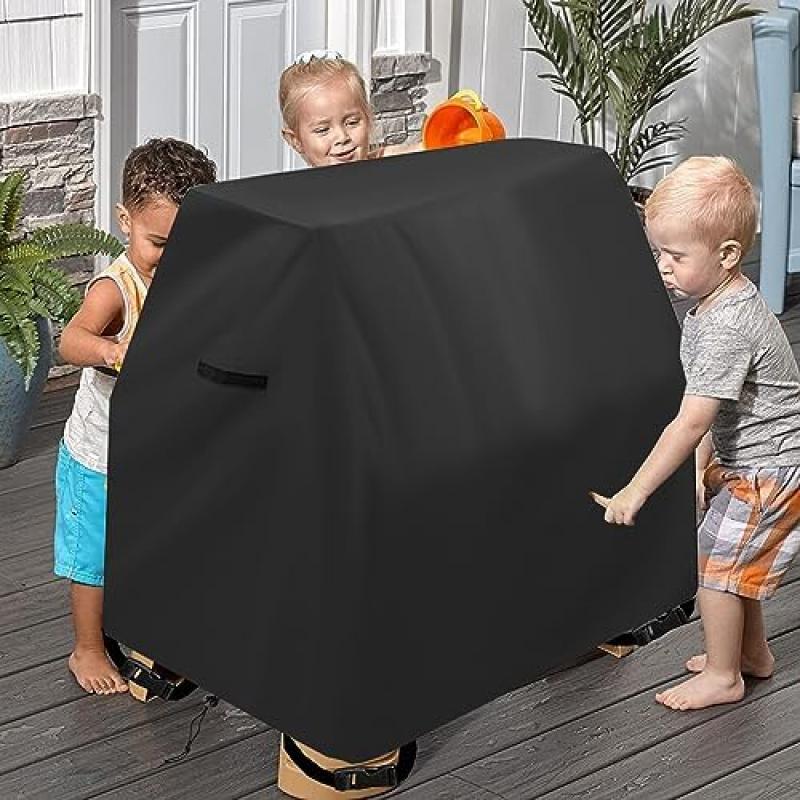 Wasserspieltisch Cover 105x65x84cm, Anti-UV 420D Oxford Fabric Water Sand Table Cover with Drawstring for Kids Outdoor Play