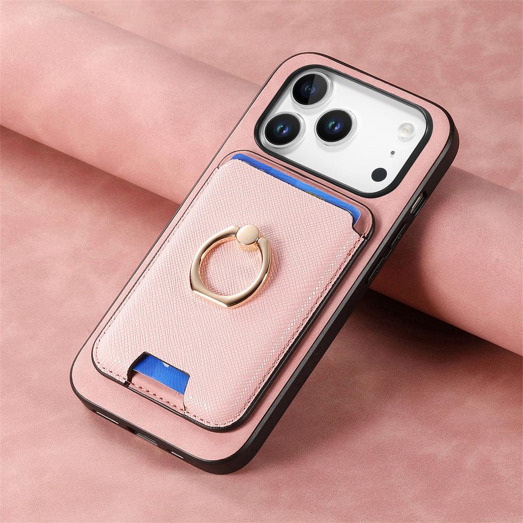 2 in 1 Detachable Card Solt Leather Wallet Case For iPhone 17 Pro Max 16 Plus 15 14 13 12 11 17air 16E SE4 Magnetic Ring Holder