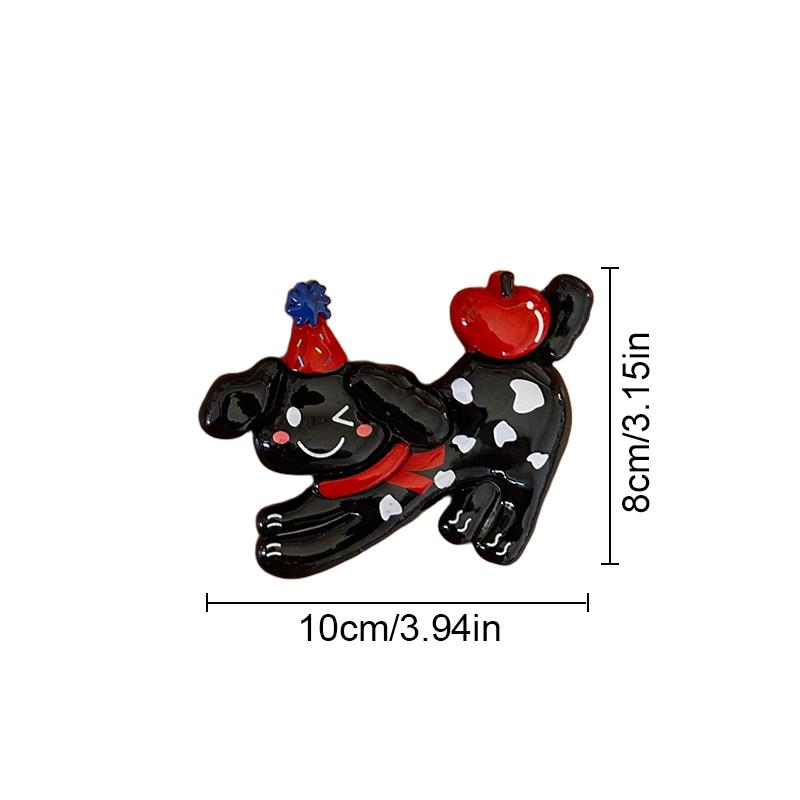 1PC Multiple Styles Decorative Fridge Stickers Funny Cartoon Cat and Dog Stereoscopic Accessories