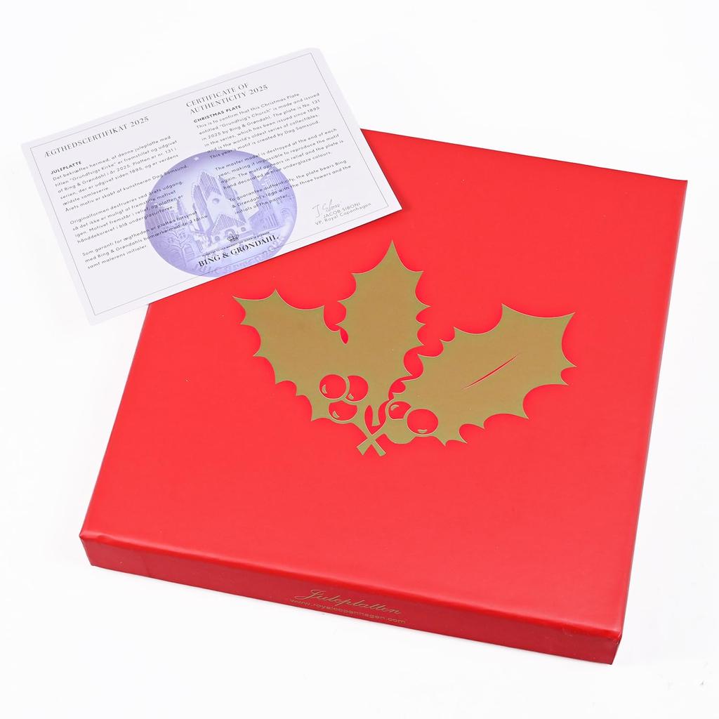 Bing & Groendahl Christmas Plate 2025 Edition [Parallel Import]