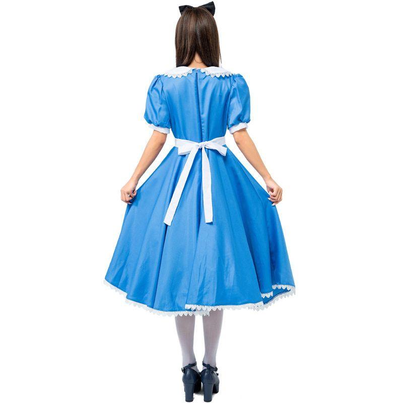 Hochwertiges Alice Cosplay Anime Dienstmädchen Outfit nach Japan exportiert, Blaue Dienstmädchenuniform, Halloween Kostüm