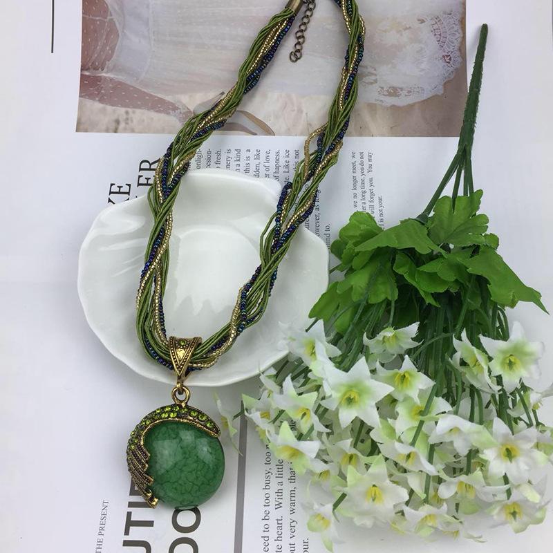 Bohemian Ethnic Style Round Hollow Clavicle Necklace - 2021 Autumn/Winter Edition