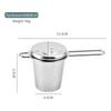 304 Stainless Steel Tea Strainer & Infuser with Silicone Lid - Tea Set Accessory.