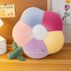 Fresh Colorful Daisy Flower Plush Pillow Toy Soft Cartoon Plant Stuffed Doll Chair Cushion Car Pillow Kids Lovers Birthday Gift