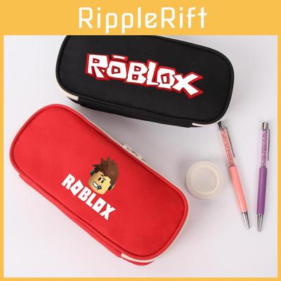 Game Roblox Themed Canvas Stationery Bag Student Pencil Case Fashion Gift Kids