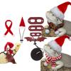 Reptile Leash Set With Festive Hats Scarves Small Lizards Halloween Christmas Pet Costume Accessory
