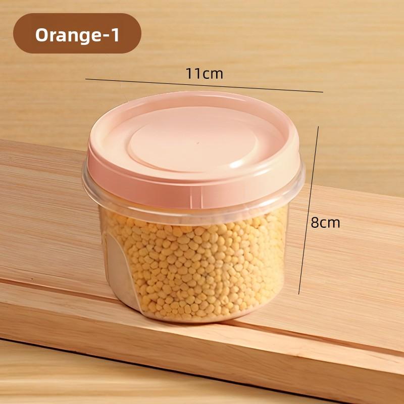 High-temperature Resistant Round Covered Refrigerator Fresh-keeping Box, Small Fruit Storage Box, Microwave Oven Heating Bento Box, Sealed Jar