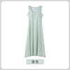 Black Slim-fitting Sleeveless Chest Pad Long Dress Women's Summer Popular New Skirt Slim Small Black Dress