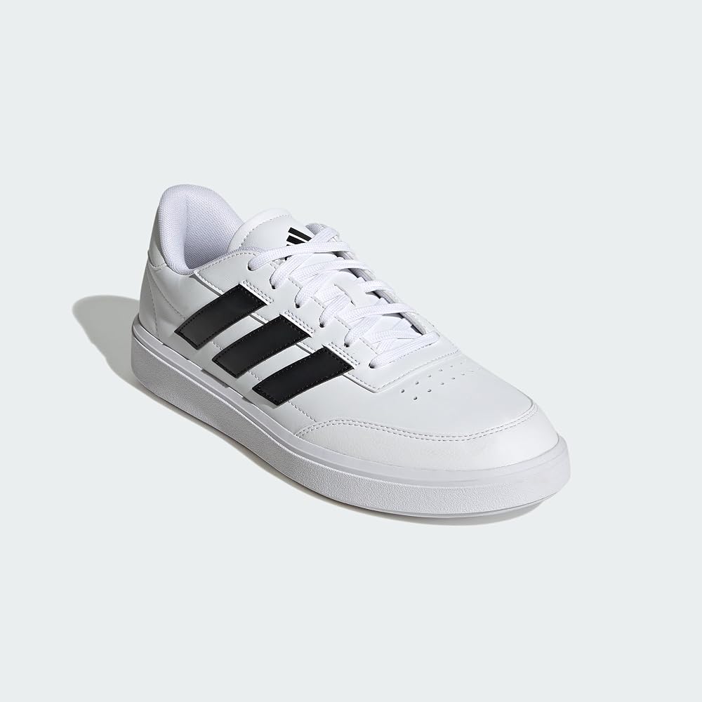 adidas Courtblock Unisex Sneakers 23.5 Cm White/Core Black/White Footwear
