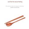Comet Lacquered Wooden Spoon/Chopstick 2-Set