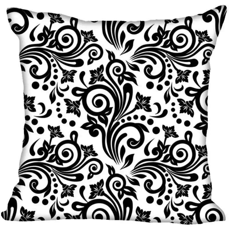 Black And White Pattern Throw Pillow Cover With Short Plush Print For Living Room Sofa Decoration Cushion Cover Pillow Covers