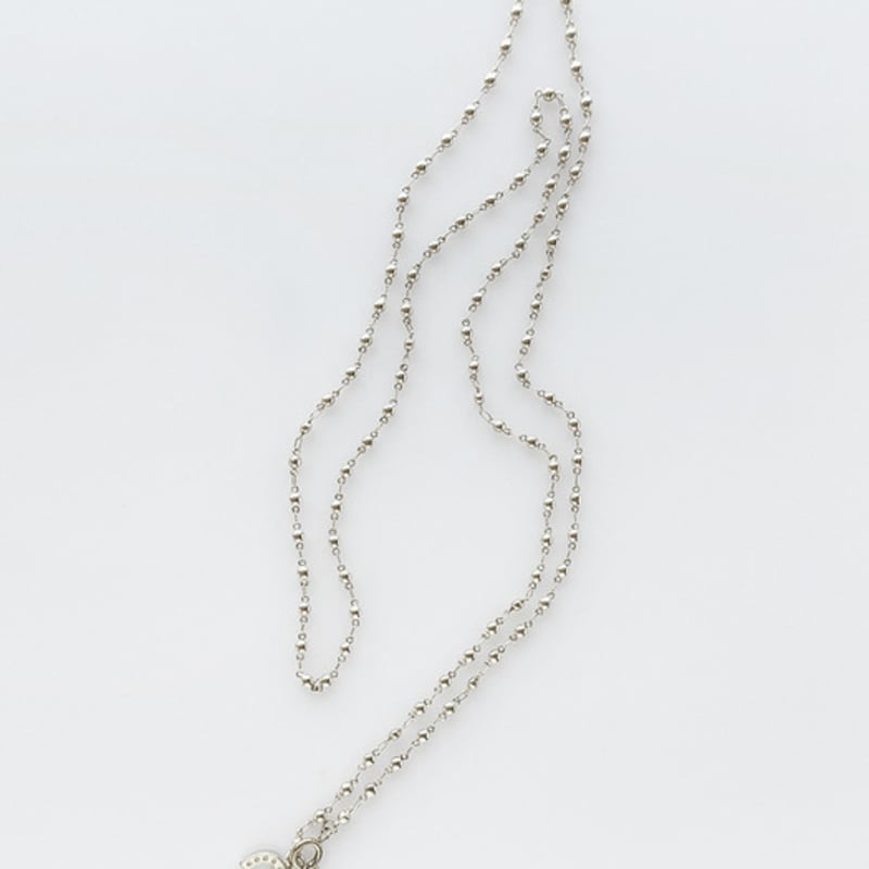 August Harmony Dot Chain Long Necklace / 2color