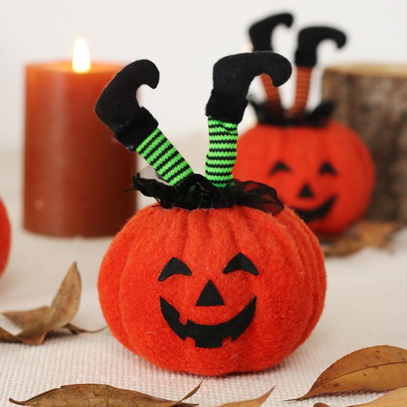 Halloween Decorations, Creativity, Witch Feet, Pumpkins, Figurine Ornaments, Ghost Festival, Party Atmosphere Ornaments, Party Decoration Supplies