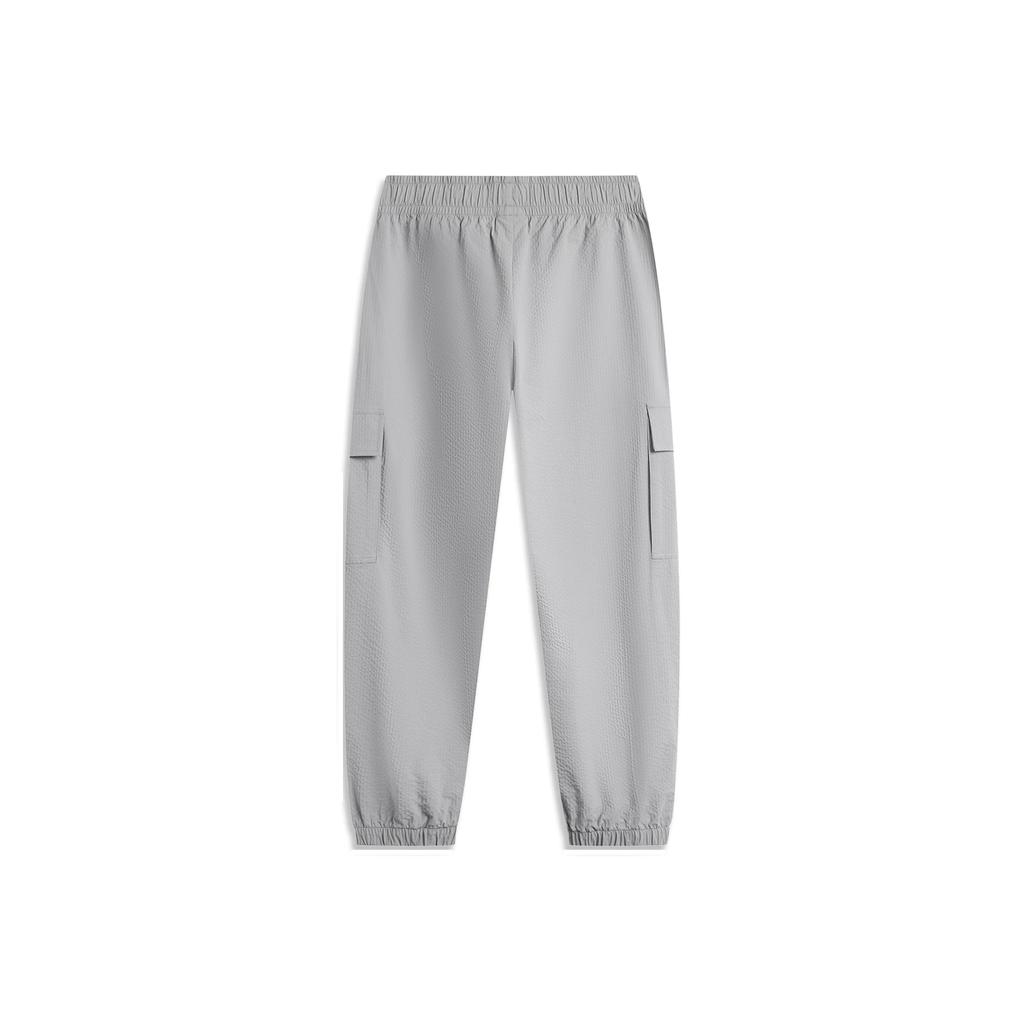 Li Ning Wade Series Sport Simple Comfortable Versatile Cuffed Letter Casual Pants Men Pants AKQV001-3